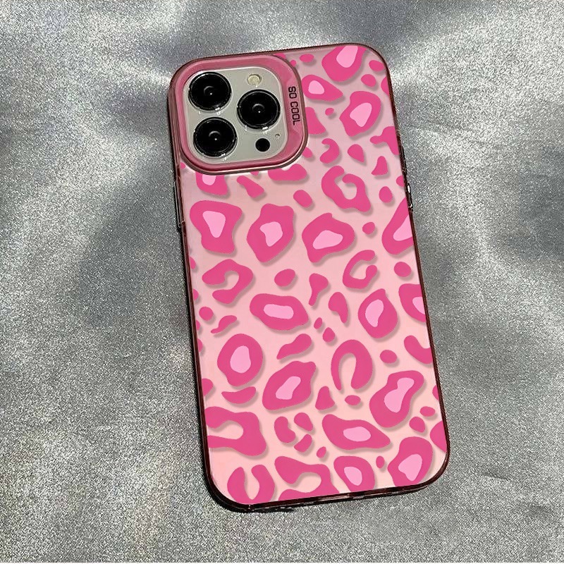 Phone Cases Samsung Galaxy - Pink Leopard Print Phone Case for