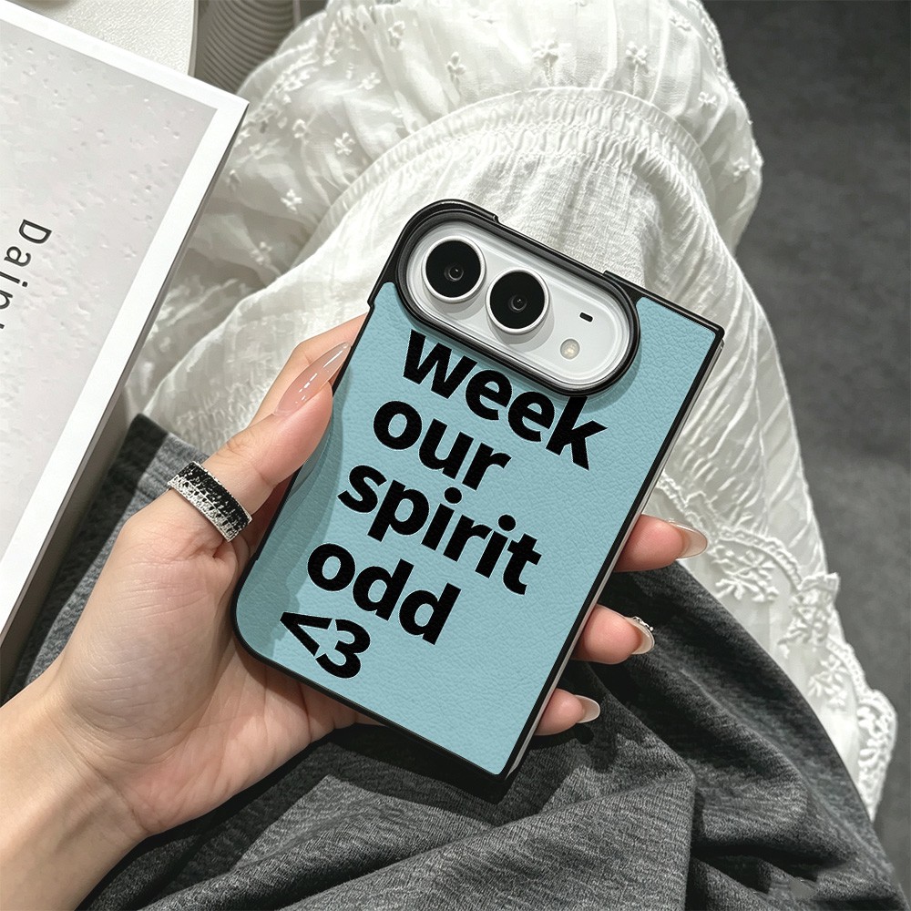 Phone Cases Typo - Week Typo New Folding Phone Case
