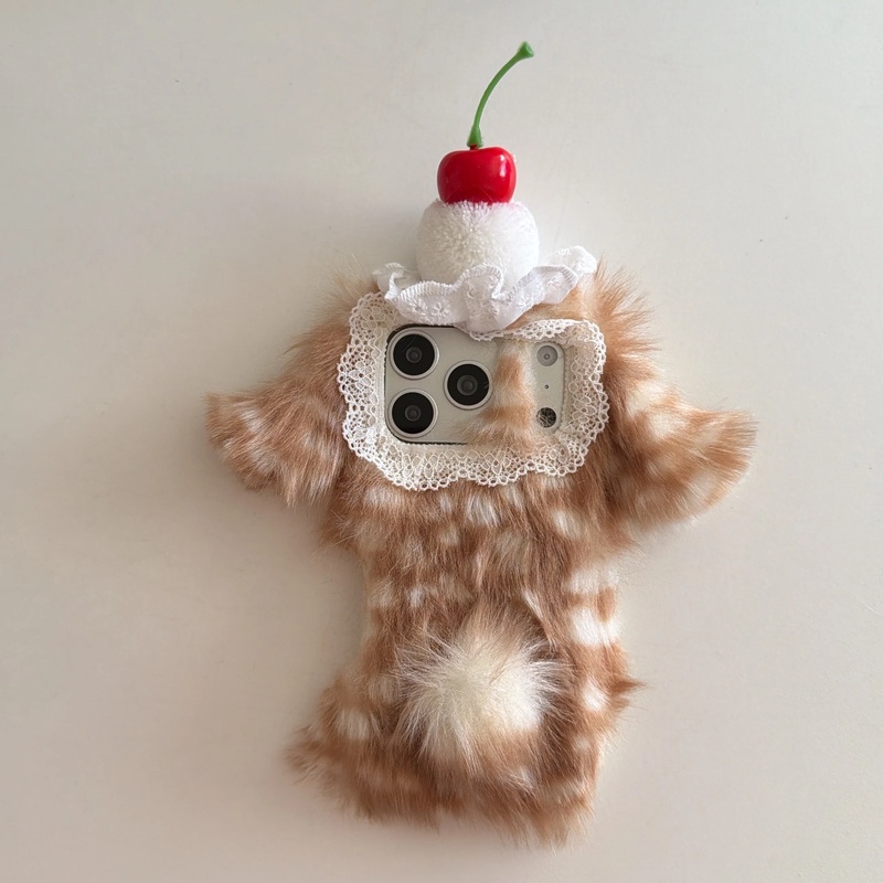 Phone Cases Iphone 15 Pro Max - Soft Plush Rabbit Phone Case For