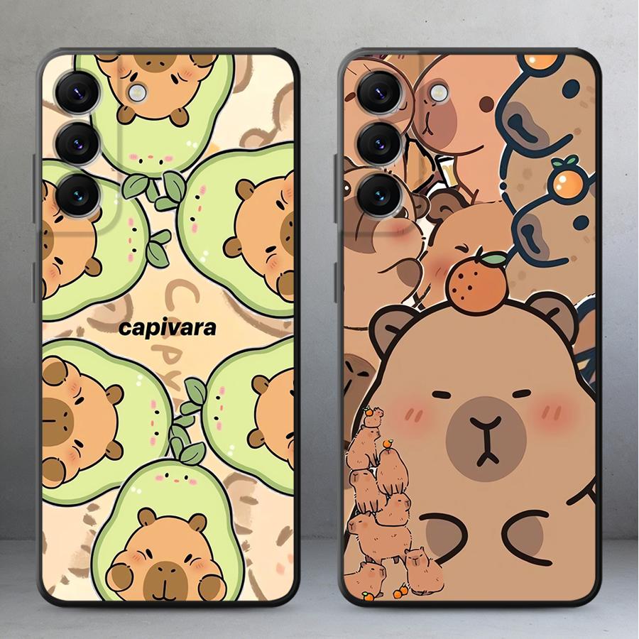 Phone Cases Samsung Galaxy - Colorful Capybara Phone Cover Case for