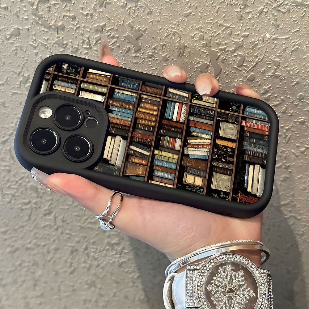 Book Shelf Creative Pattern Ph - Phone Cases Iphone 15 Pro Max 评论和价格