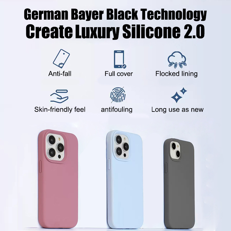 Original Liquid Silicone Phone - Phone Cases Durable 评论和价格