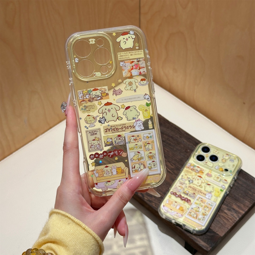 Cute Yellow Star Sparkling Pud - Phone Cases Yellow 评论和价格