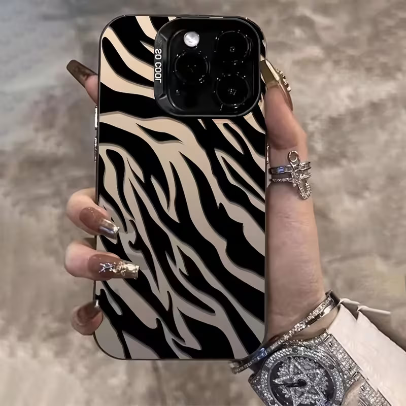Zebra Pattern Black Advanced I - Phone Cases Durable 评论和价格