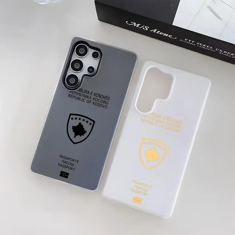 Kosovo Passport LOGO Phone Cas - Phone Cases Samsung Galaxy 评论和价格