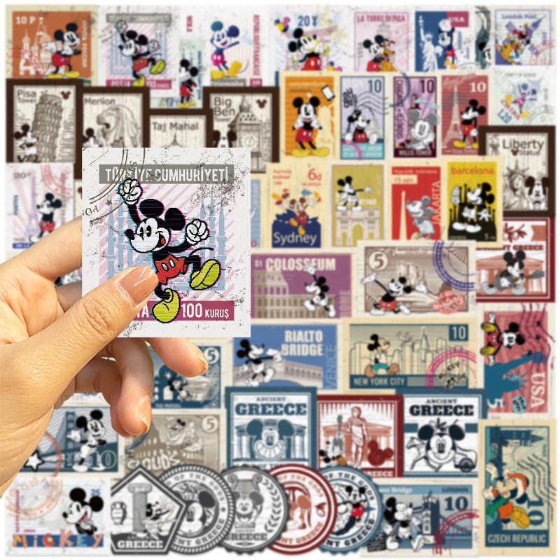 50Pcs Disney Cute Cartoon Retr - Phone Cases Disney 评论和价格