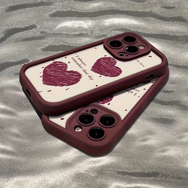 Typo Red Love TPU Anti-Fall Pr - Phone Cases Typo 评论和价格