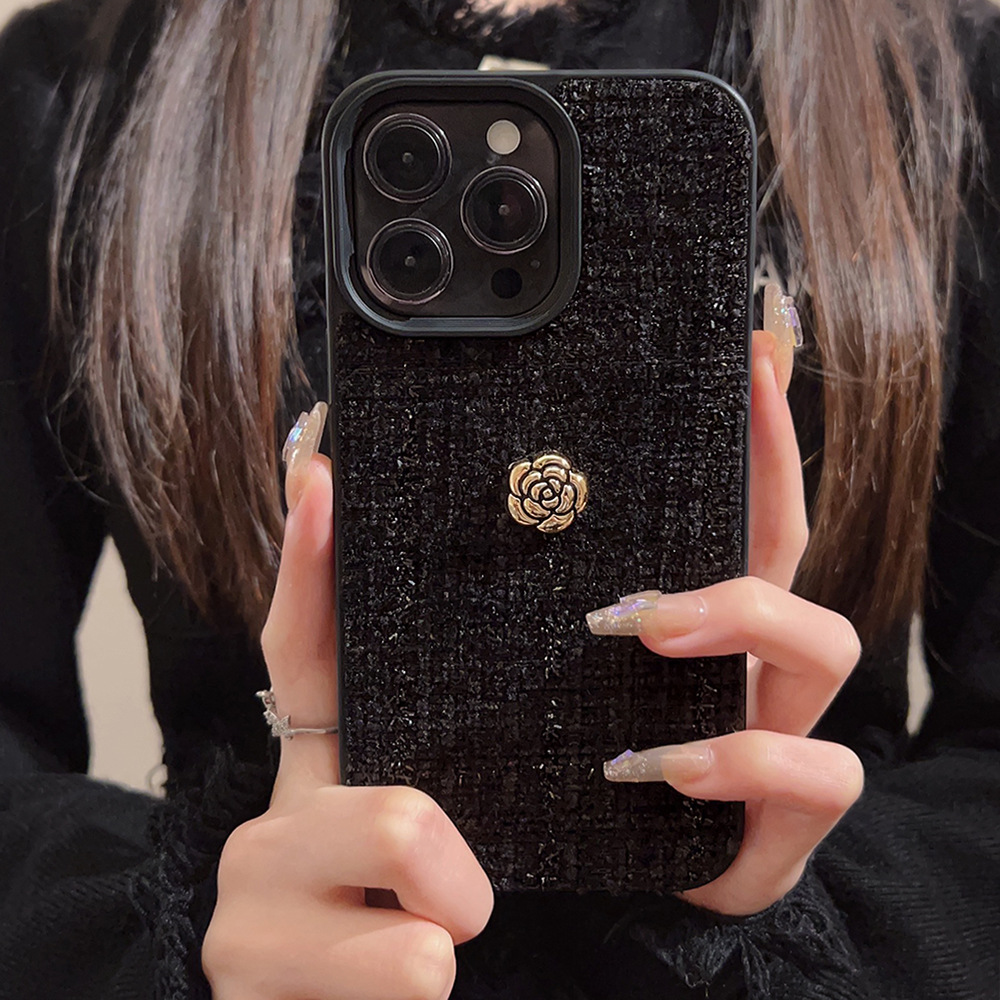 Luxury 3D Golden Camellia Flow - Phone Cases Durable 评论和价格