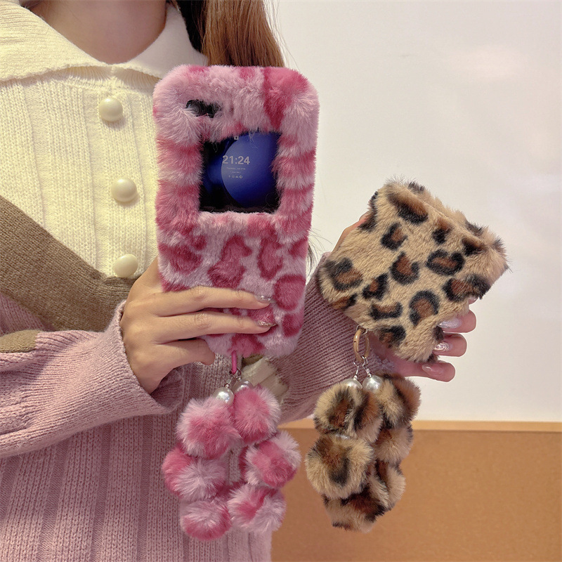 Fashion Leopard Print Fluffy P - Phone Cases Samsung Galaxy 评论和价格