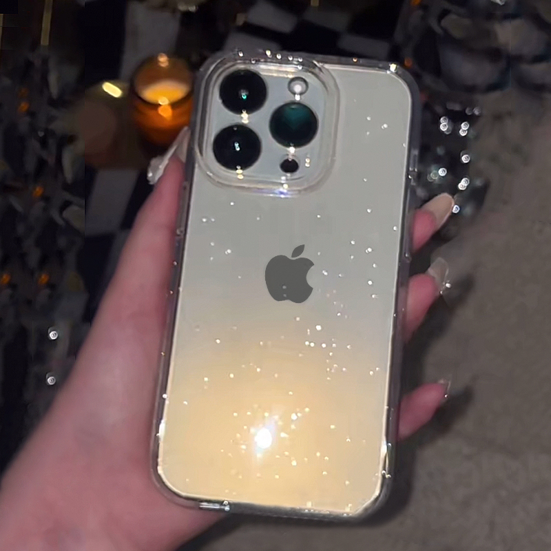 Transparent Simple Glitter Pho - Phone Cases Best 评论和价格