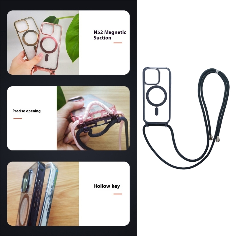 Case With Detachable Lanyard B - Phone Cases Best 评论和价格