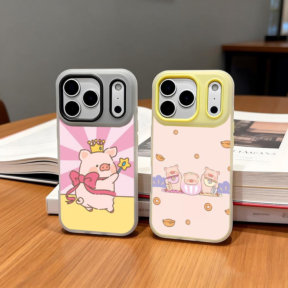 LuLu The Piggy Phone Case Clea - Phone Cases Yellow 评论和价格