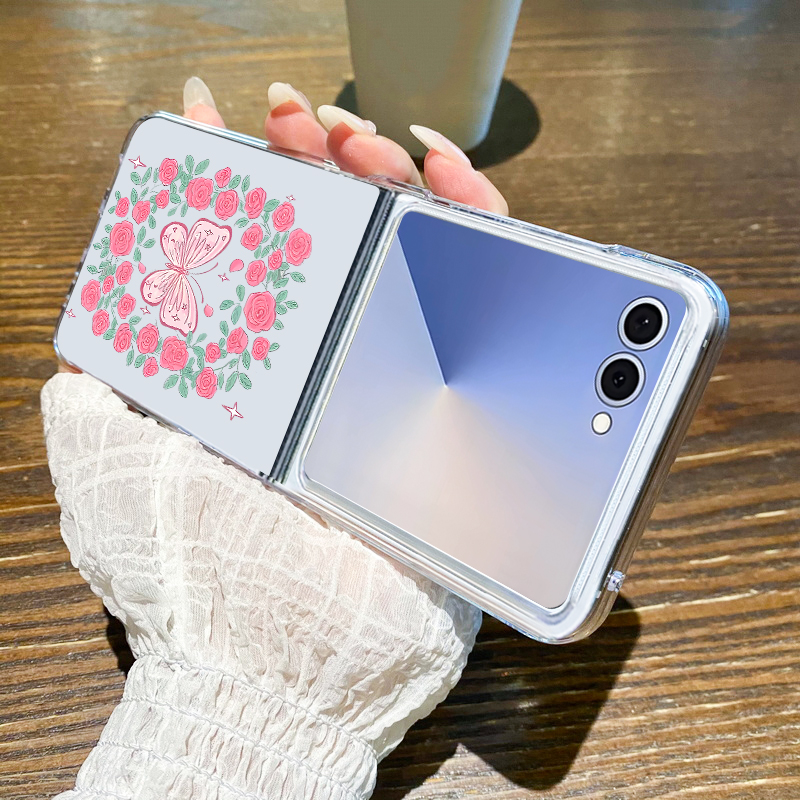 Pink Flowers Pattern Phone Cas - Phone Cases Pink 评论和价格