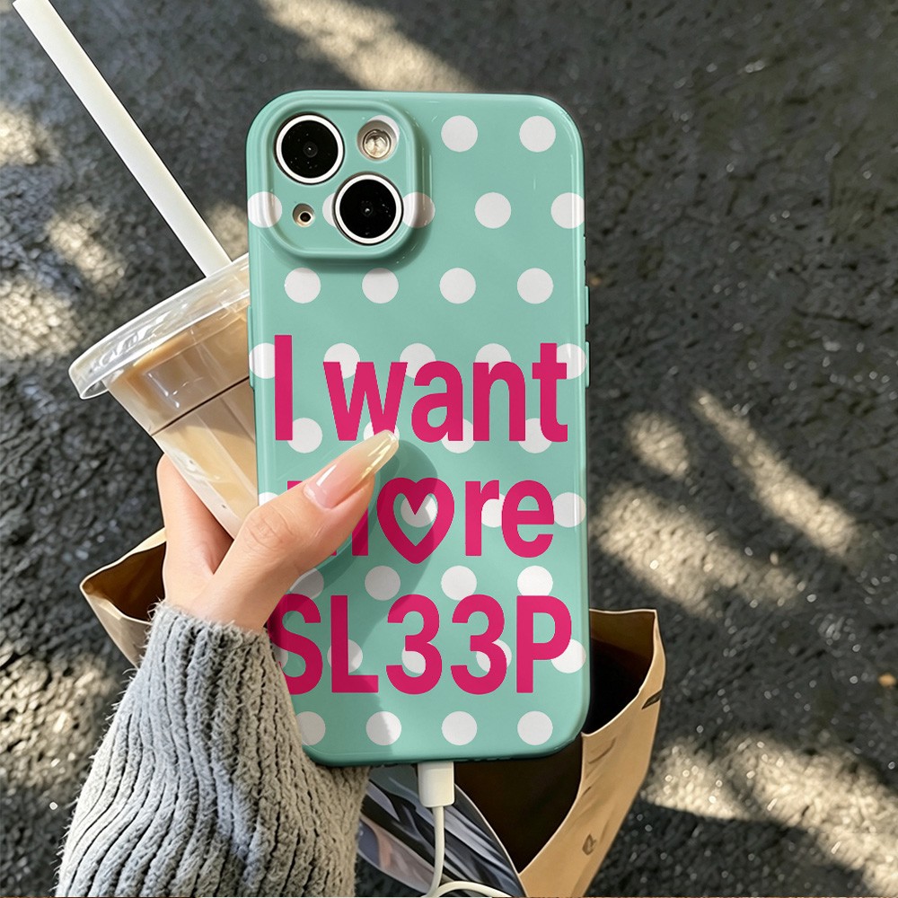 Mint Typo Phone Case for iPhon - Phone Cases Typo 评论和价格