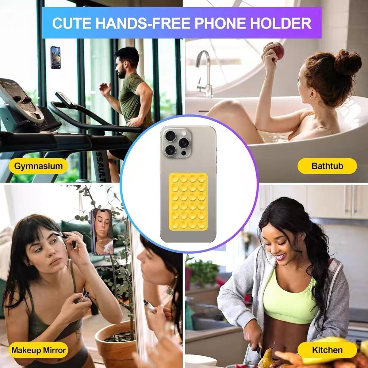 Multi functional silicone suct - Phone Cases Iphone 评论和价格