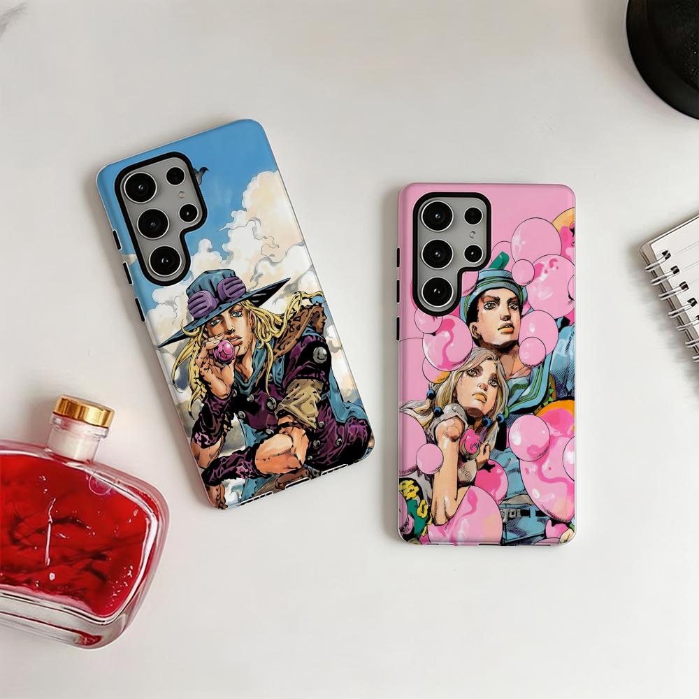 Hot cool Anime J-JOJO Steel Ba - Phone Cases Anime 评论和价格