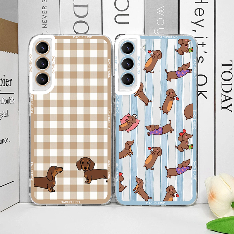 Cute Sausage Dog Phone Case fo - Phone Cases Samsung Galaxy 评论和价格