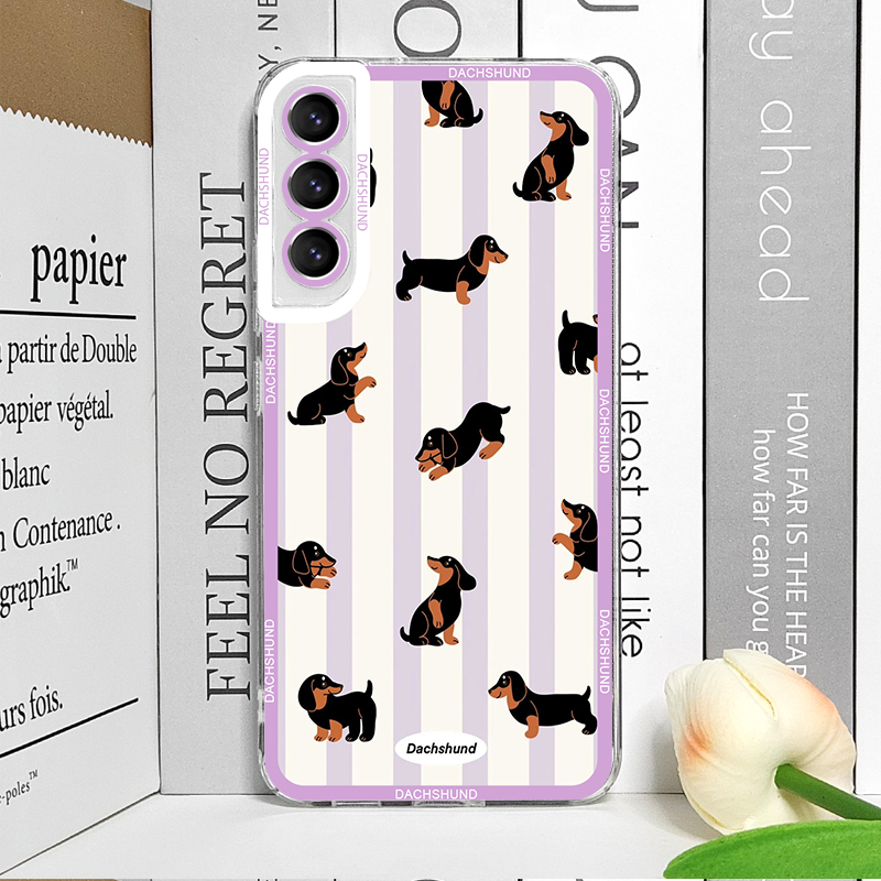 Cute Sausage Dog Phone Case fo - Phone Cases Samsung Galaxy 评论和价格