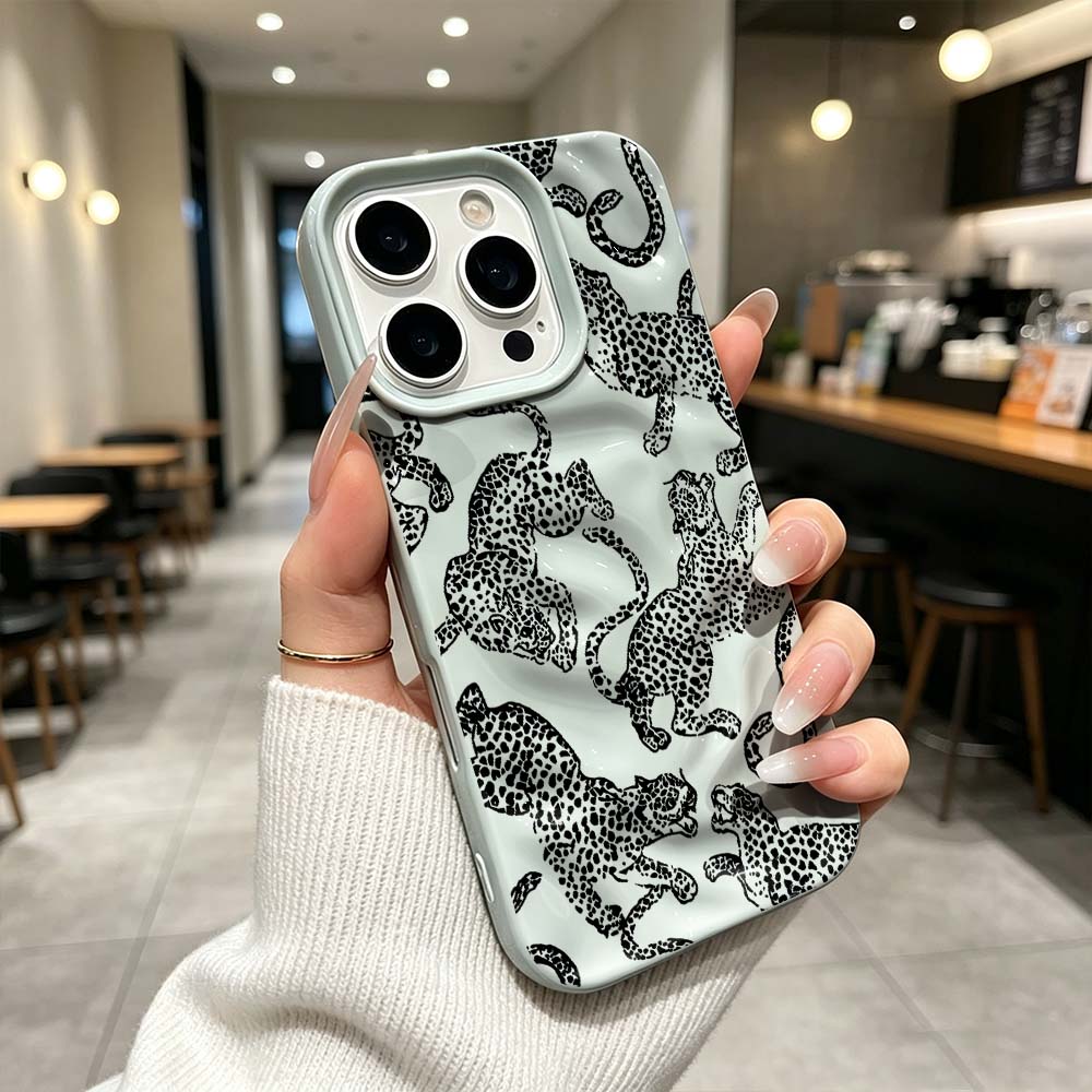 Dark Pink Leopard Pattern Anti - Phone Cases Iphone 评论和价格