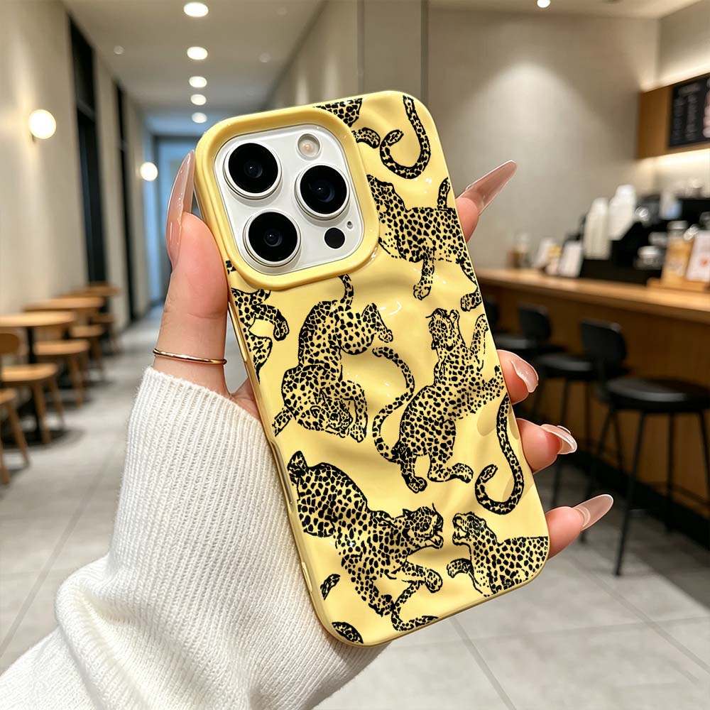 Dark Pink Leopard Pattern Anti - Phone Cases Iphone 评论和价格