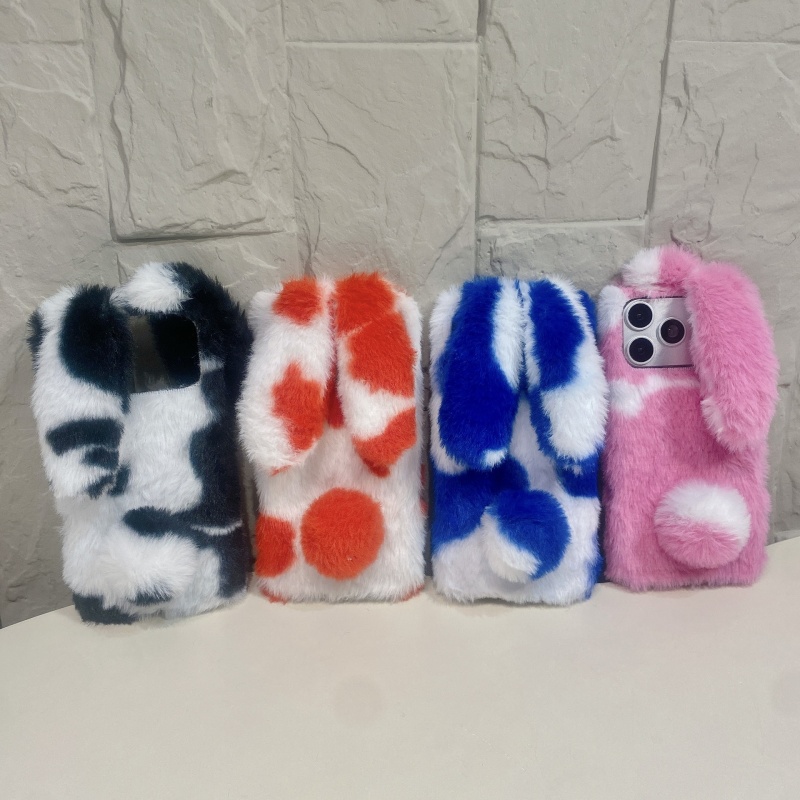 Cute Rabbit Design Fluffy Phon - Phone Cases Iphone 15 Pro Max 评论和价格