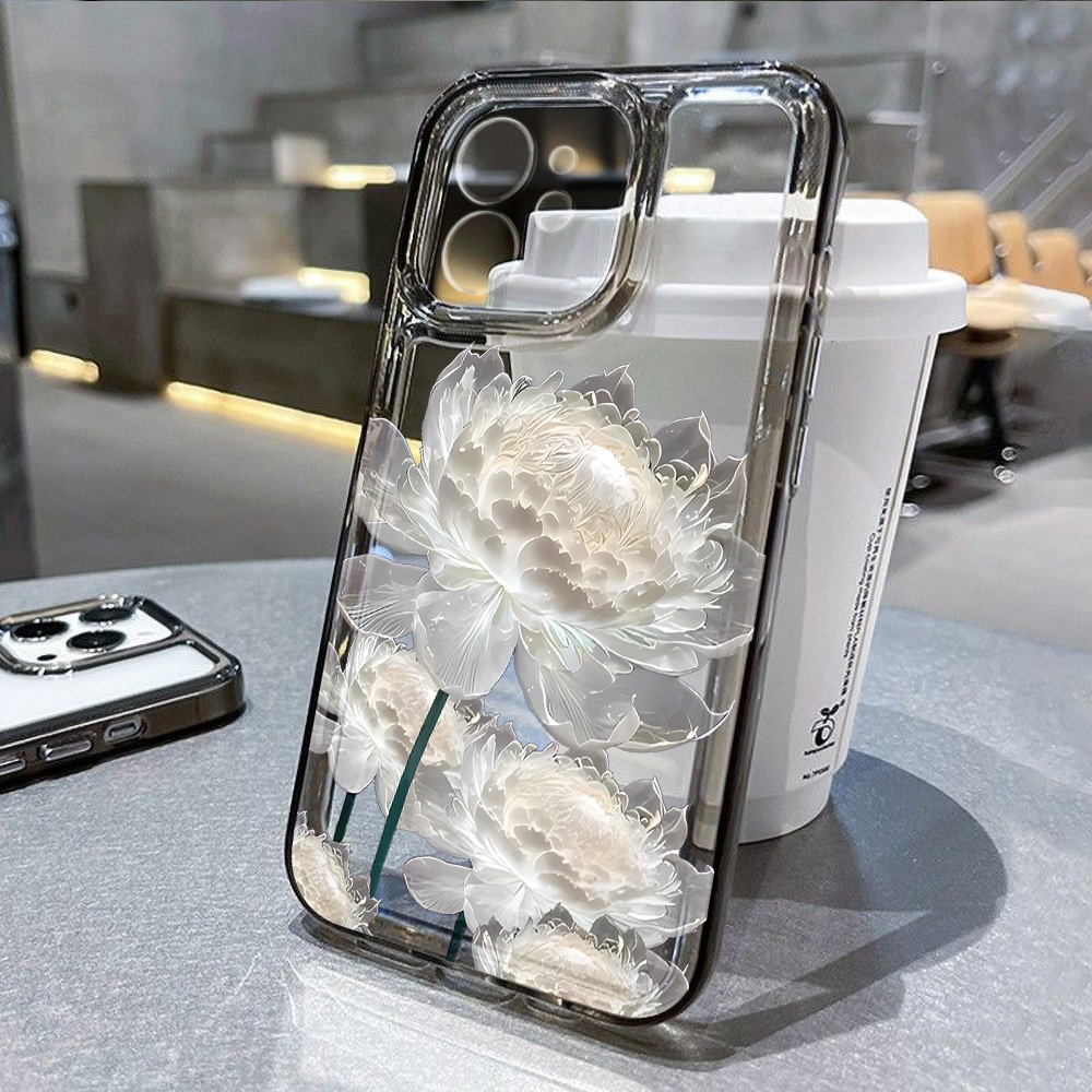 Lotus Flower Transparent Phone - Phone Cases Dior 评论和价格