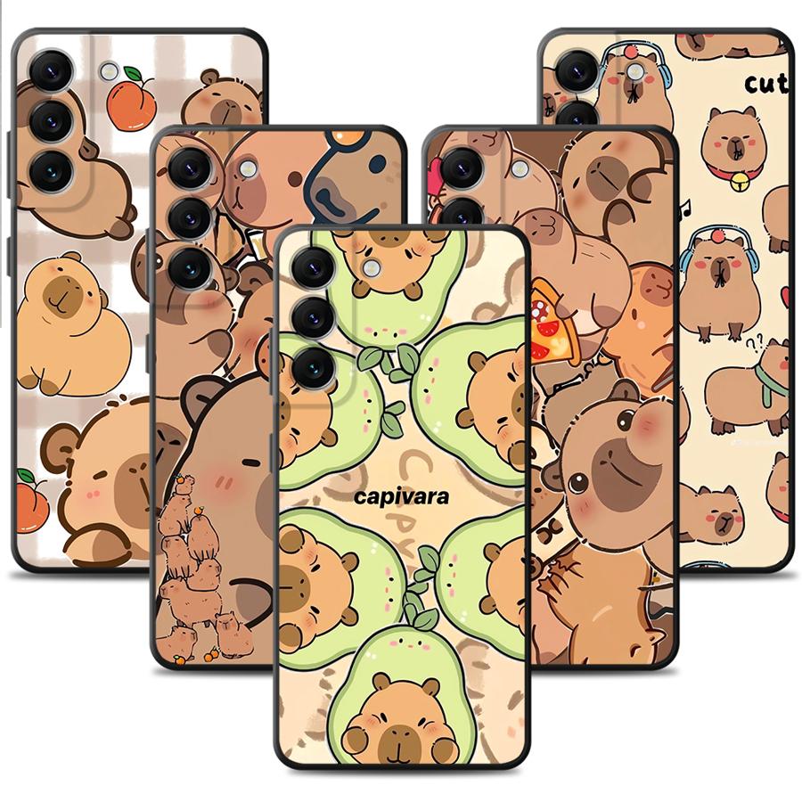 Colorful Capybara Phone Cover  - Phone Cases Samsung Galaxy 评论和价格