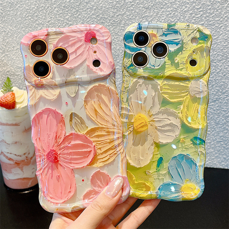 Fashion Oil Painting Flowers W - Phone Cases Durable 评论和价格