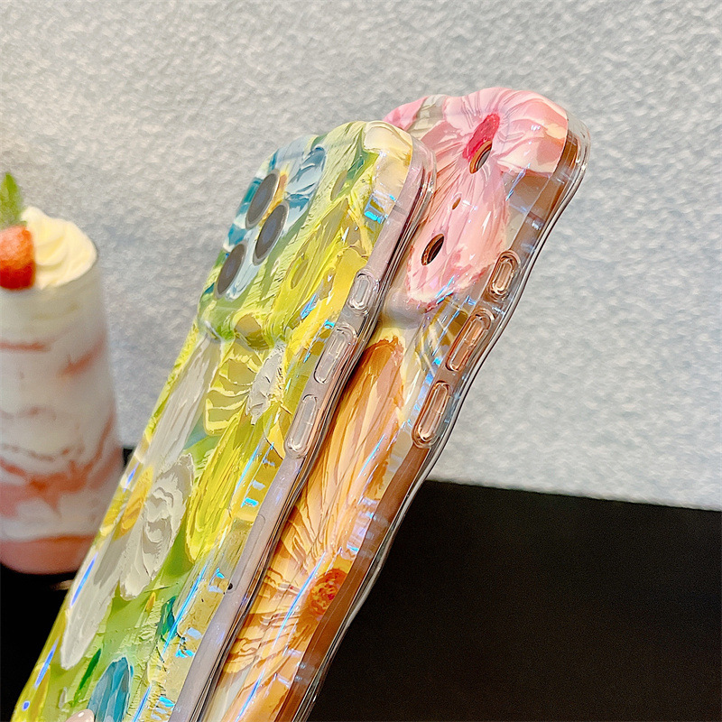 Fashion Oil Painting Flowers W - Phone Cases Durable 评论和价格