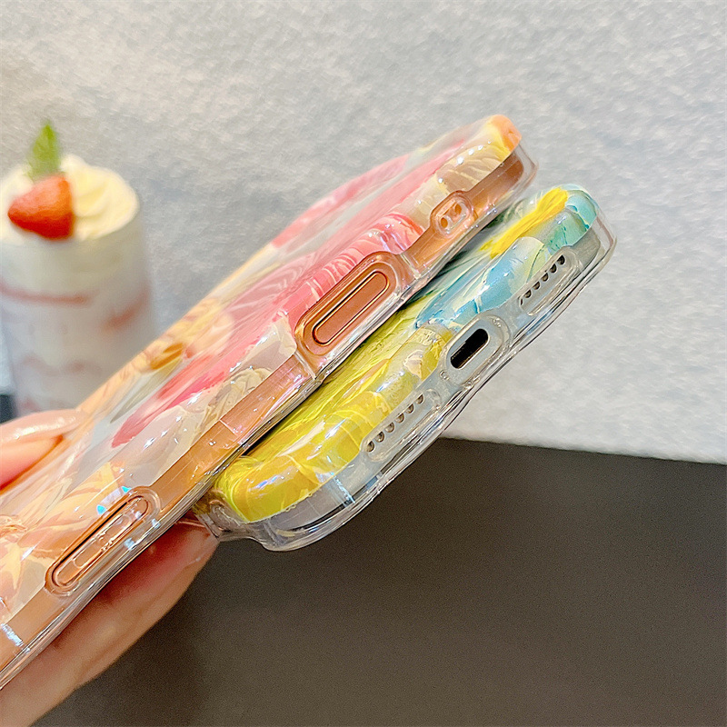 Fashion Oil Painting Flowers W - Phone Cases Durable 评论和价格